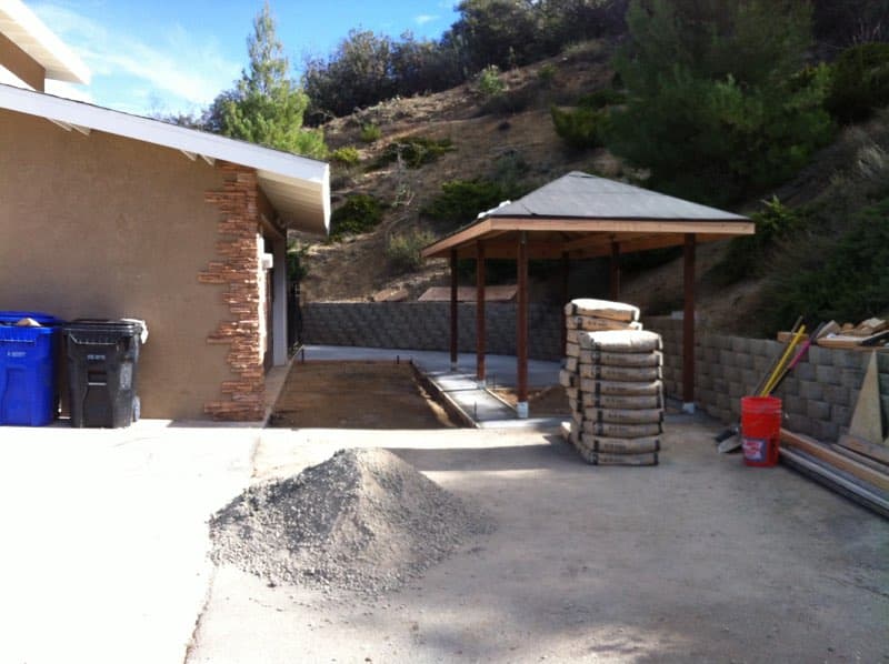 Master suite addition with vaulted ceiling